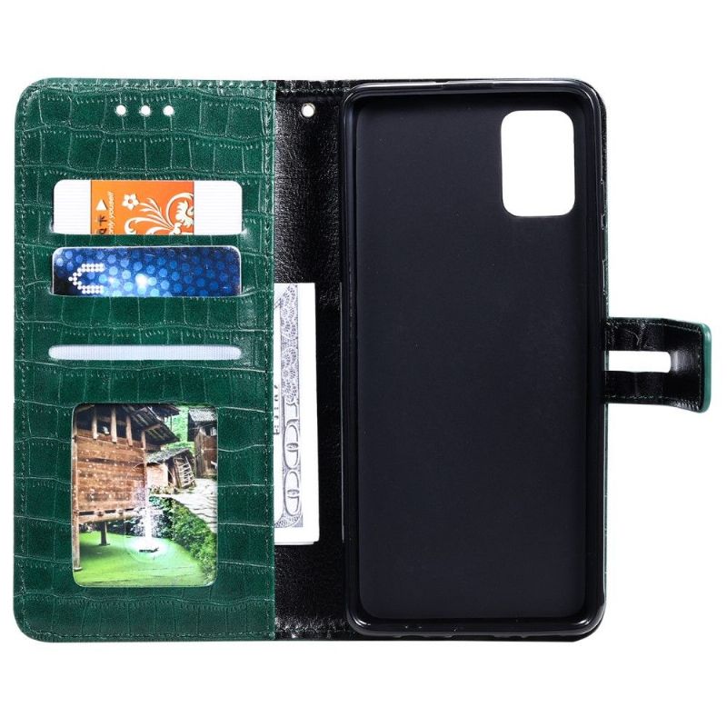 Flipové Pouzdro Na Huawei P40 Pro Styl Kůže S Efektem Croc
