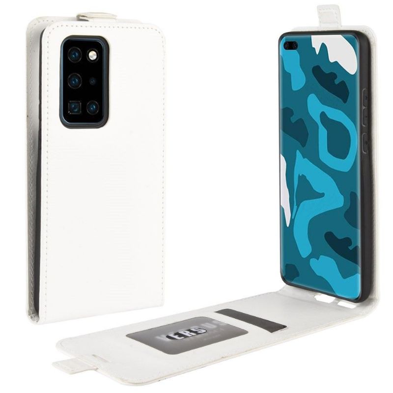 Kožené Pouzdro Na Huawei P40 Pro Flipové Pouzdro René Verticale
