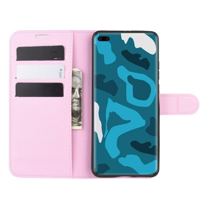 Kožené Pouzdro Na Huawei P40 Pro Peněženkové Pouzdro Stylová Kožená Peněženka