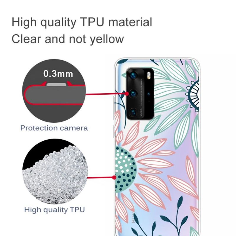 Kryt Na Huawei P40 Pro Květiny Sedmikrásky