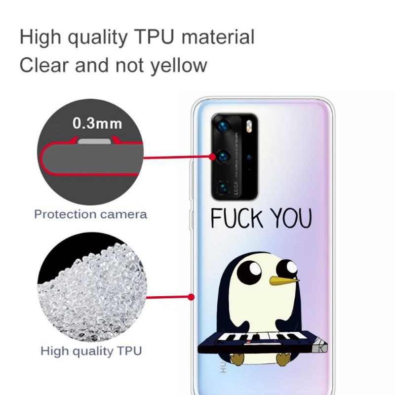 Kryt Na Huawei P40 Pro Piano S Tučňákem