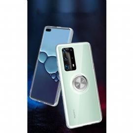 Kryt Na Huawei P40 Pro S Průhledným Magnetickým Kroužkem