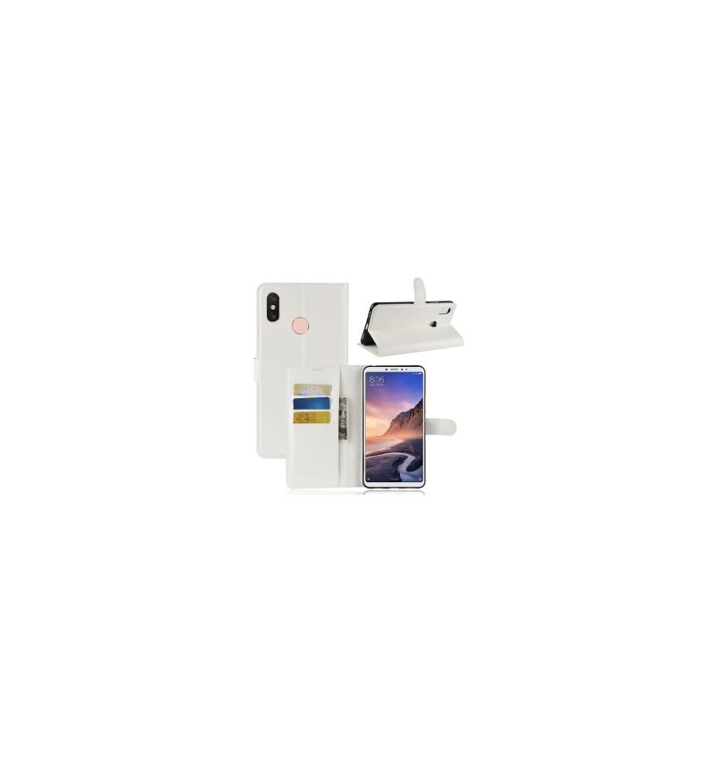 Flipové Pouzdro Na Xiaomi Mi Max 3 Stylový Kožený Držák Na Karty