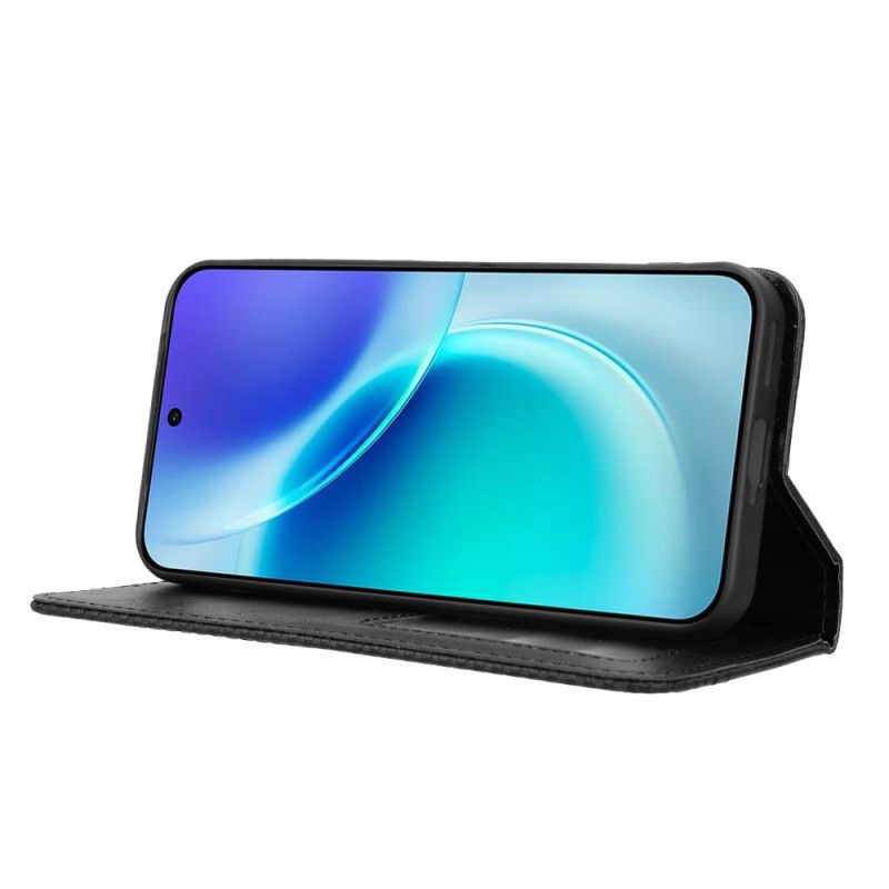 Kožené Pouzdro Folio Na Vivo X300 Vintage Okraj