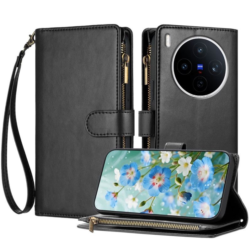 Kožený Kryt Na Vivo X300 Peněženka