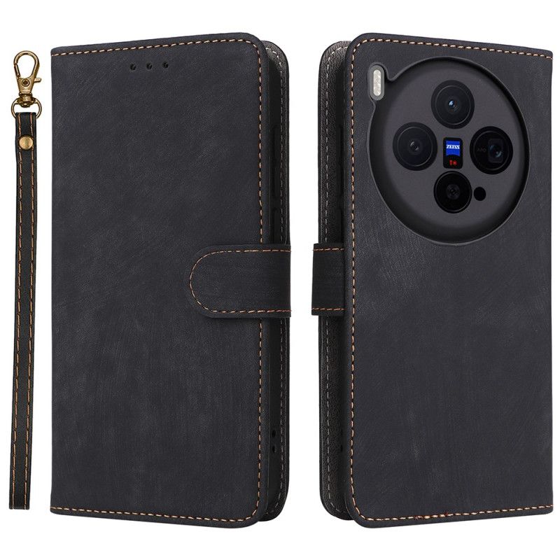 Kožený Kryt Vivo X300 Přívěsek S Semišovým Efektem