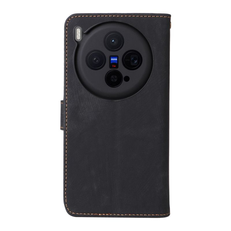 Kožený Kryt Vivo X300 Přívěsek S Semišovým Efektem