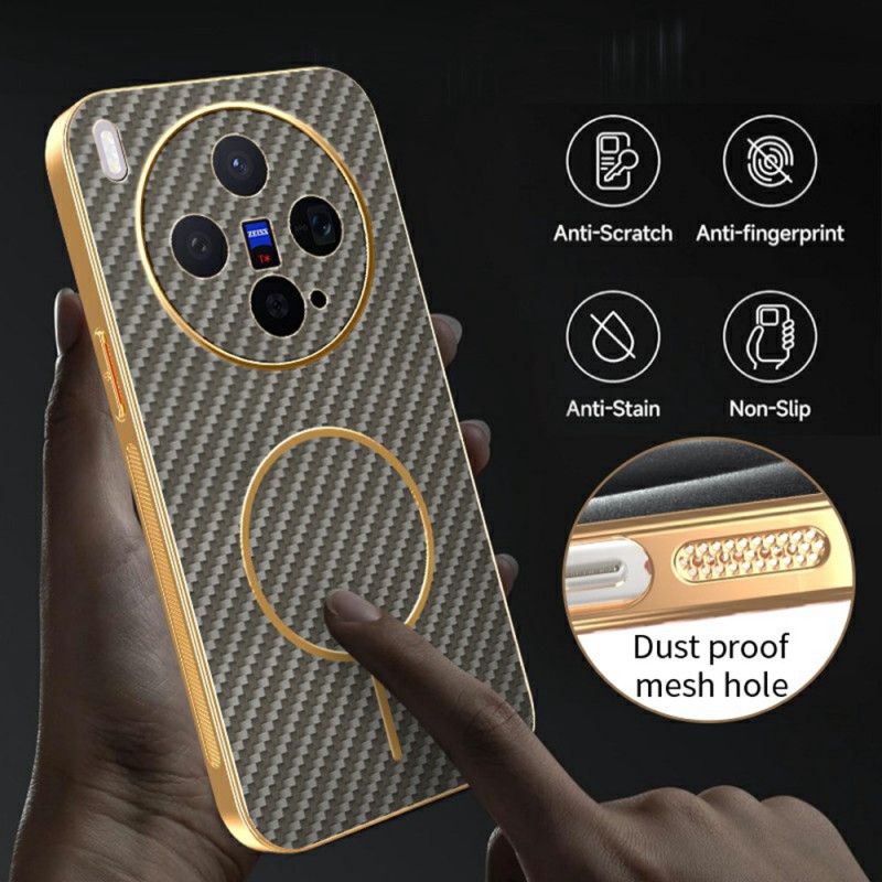 Kryt Vivo X300 Textura Z Uhlíkových Vláken