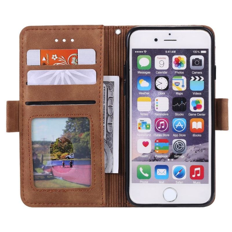 Flipové Pouzdro Na iPhone 7 / 8 / SE (2020) Peněženkové Pouzdro Vintage Kapsa