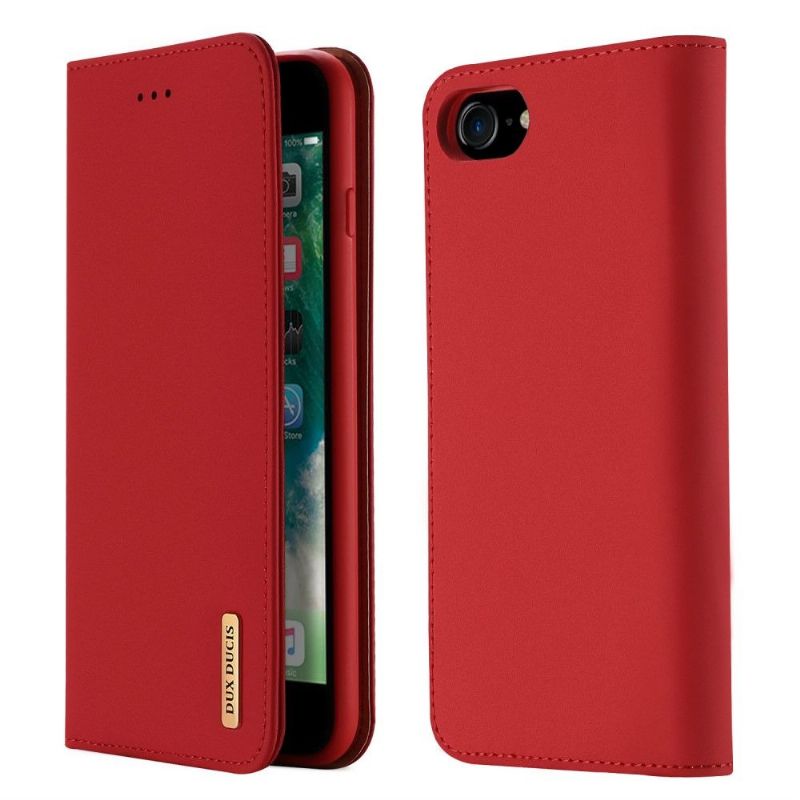Kožené Pouzdro Na iPhone 7 / 8 / SE (2020) Přání Dux Ducis Premium
