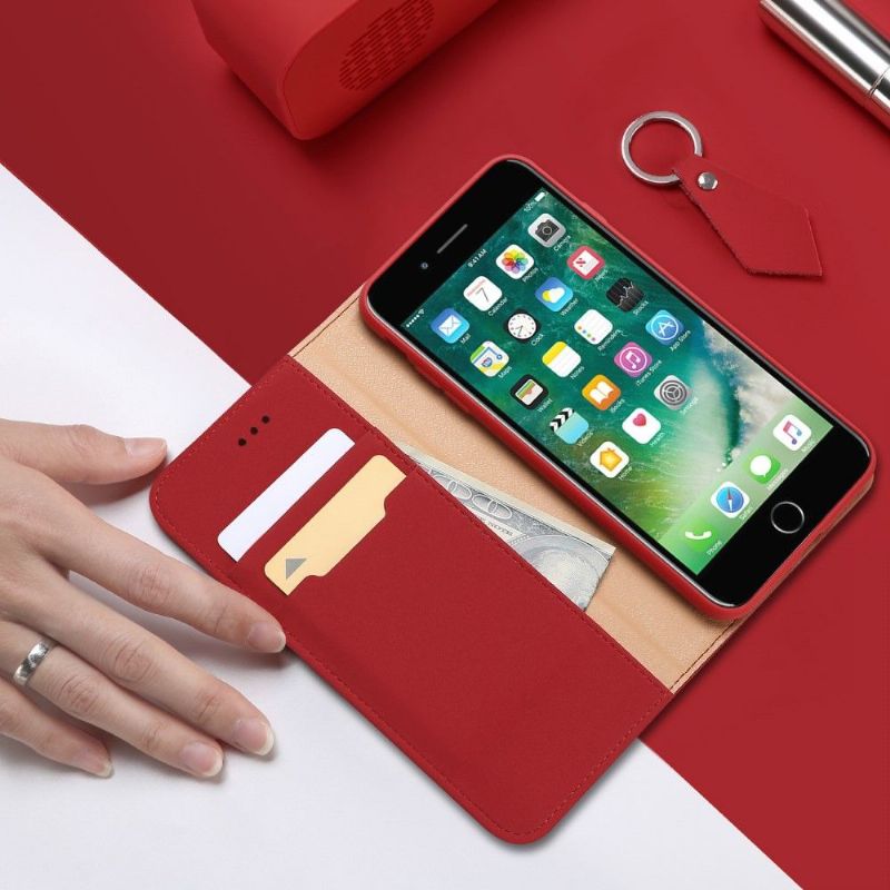 Kožené Pouzdro Na iPhone 7 / 8 / SE (2020) Přání Dux Ducis Premium