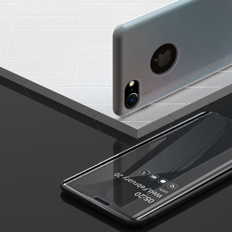 Kryty Na Mobil Na iPhone 7 / 8 / SE (2020) Flipové Pouzdro Zrcadlový Efekt