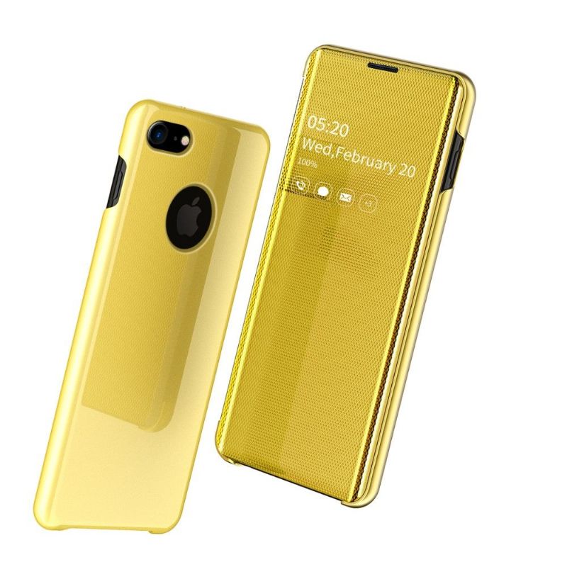 Kryty Na Mobil Na iPhone 7 / 8 / SE (2020) Flipové Pouzdro Zrcadlový Efekt