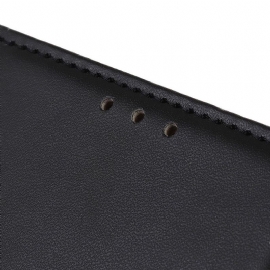 Pouzdra Na iPhone 7 / 8 / SE (2020) Základní Umělá Kůže - Černá