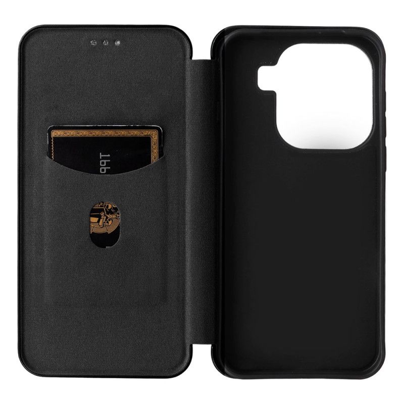 Kožené Pouzdro Folio Oppo Find X9 Pro 5g Textura Z Uhlíkových Vláken