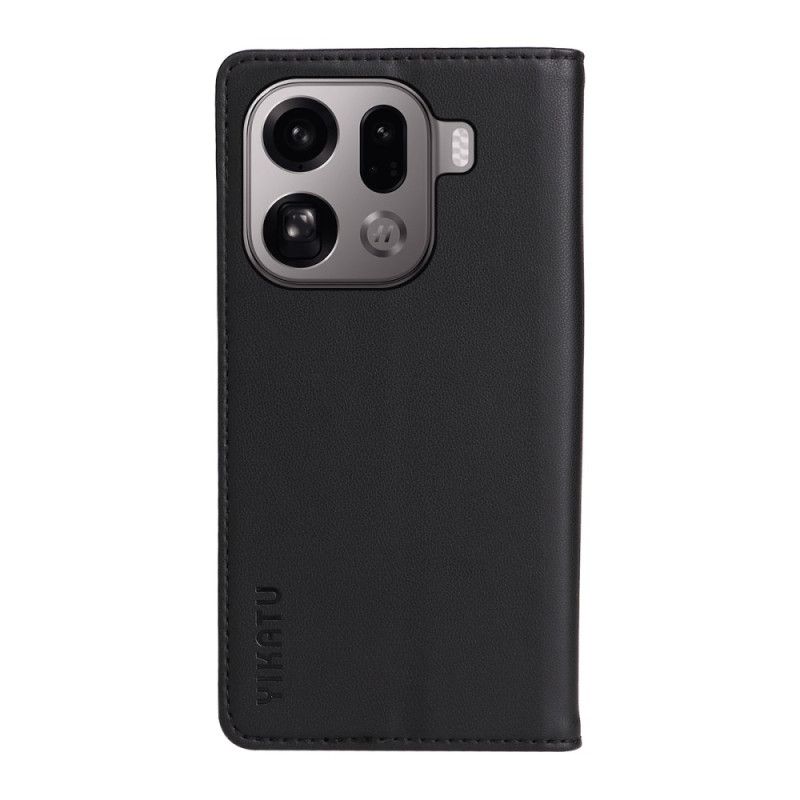 Kožené Pouzdro Folio Oppo Find X9 Pro 5g Yikatu