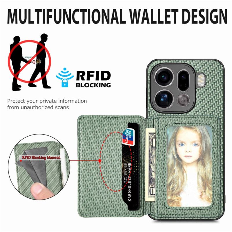 Kryt Oppo Find X9 Pro 5g Pouzdro Na Karty A Rfid Ochrana