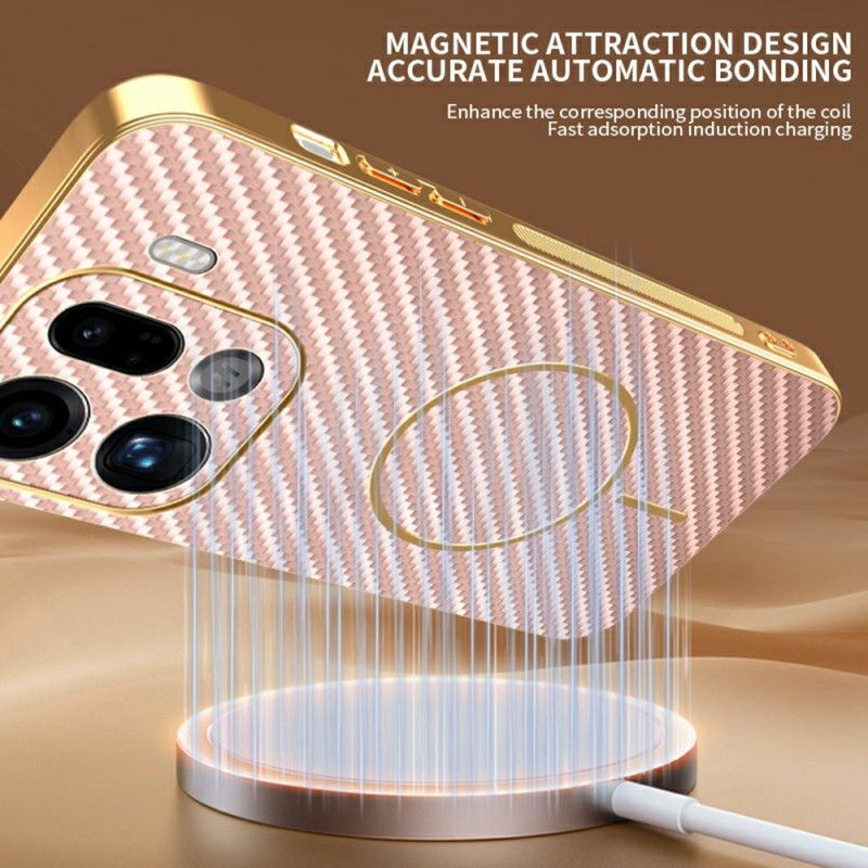 Kryt Oppo Find X9 Pro 5g Textura Uhlíkových Vláken