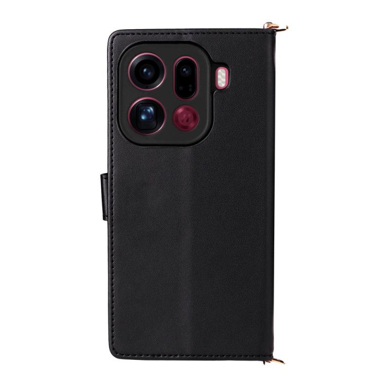 Peněženková Pouzdra Oppo Find X9 Pro 5g Kryty Na Mobil Prošívané S Ramínky