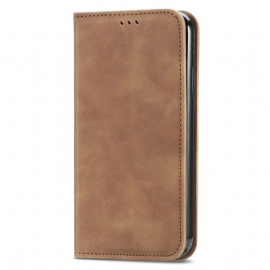 Kožené Pouzdro Folio Na Samsung Galaxy A16 5g Semišový Styl