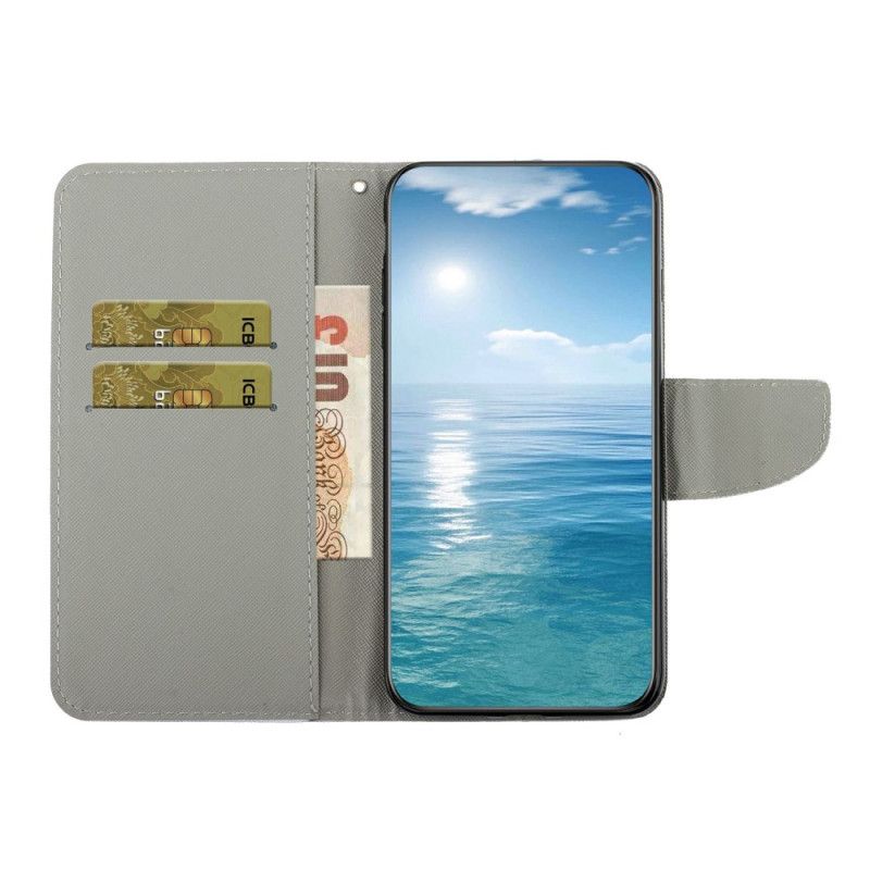 Kožený Kryt Na Samsung Galaxy A16 5g Chryzantémy