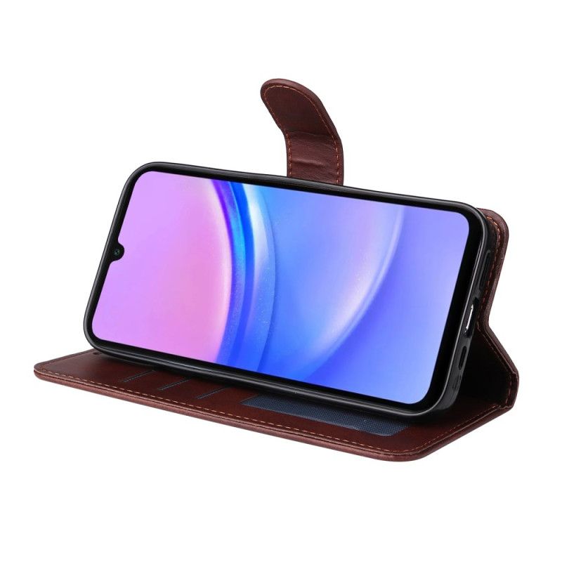 Kožený Kryt Na Samsung Galaxy A16 5g Klasika S Popruhem