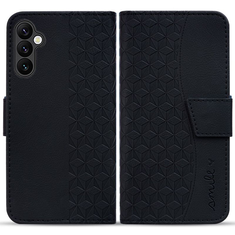 Kožený Kryt Na Samsung Galaxy A16 5g Úsměv Na Lanyard