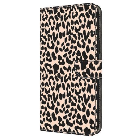 Kožený Kryt Samsung Galaxy A16 5g Leopardí Vzor