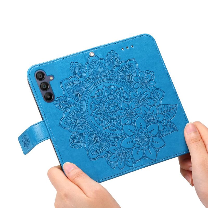 Kožený Kryt Samsung Galaxy A16 5g Otisk Mandaly