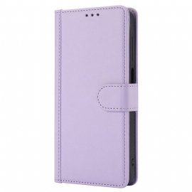 Kožený Kryt Samsung Galaxy A16 5g Peněženka S Popruhem
