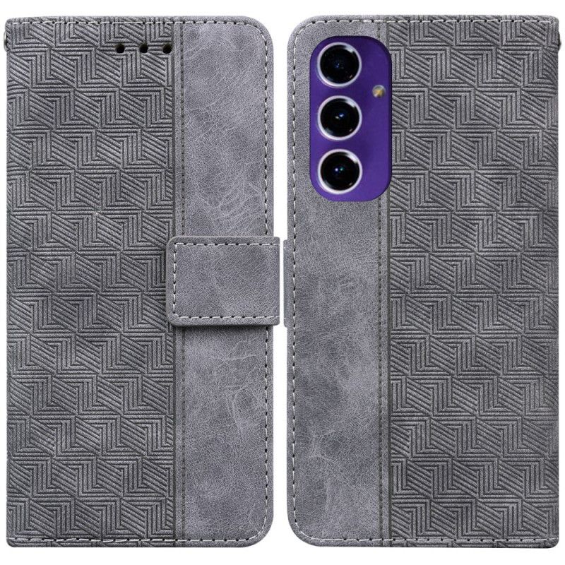 Kožený Kryt Samsung Galaxy A16 5g Tkaný Vzor