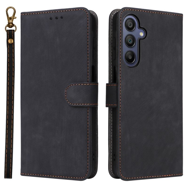 Kožený Kryt Samsung Galaxy A16 5g Vintage Semišový Efekt
