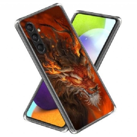 Kryt Na Samsung Galaxy A16 5g Silikon Fire Tiger