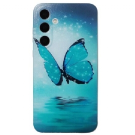 Kryt Samsung Galaxy A16 5g Modrý Motýl