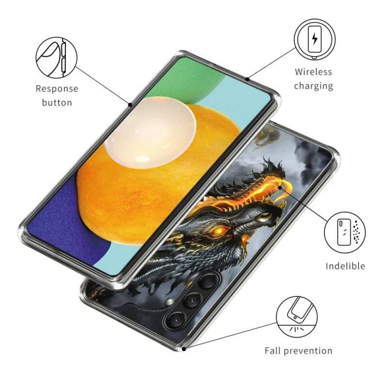 Kryt Samsung Galaxy A16 5g Silikonový Drak