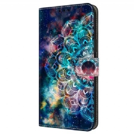 Peněženková Pouzdra Samsung Galaxy A16 5g Kryty Na Mobil Gyroskopický Květinový Vzor