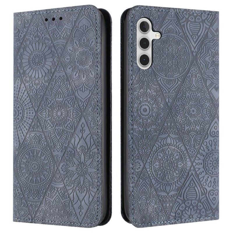 Peněženková Pouzdra Samsung Galaxy A16 5g Kryty Na Mobil Květinový Vzor A Popruh
