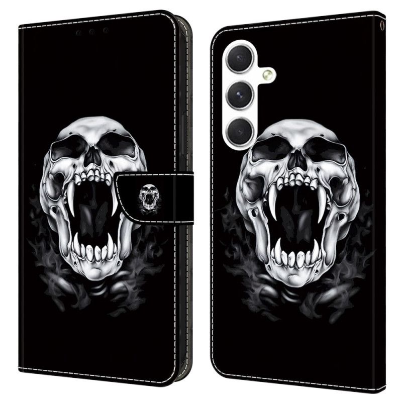 Peněženková Pouzdra Samsung Galaxy A16 5g Kryty Na Mobil Lebka