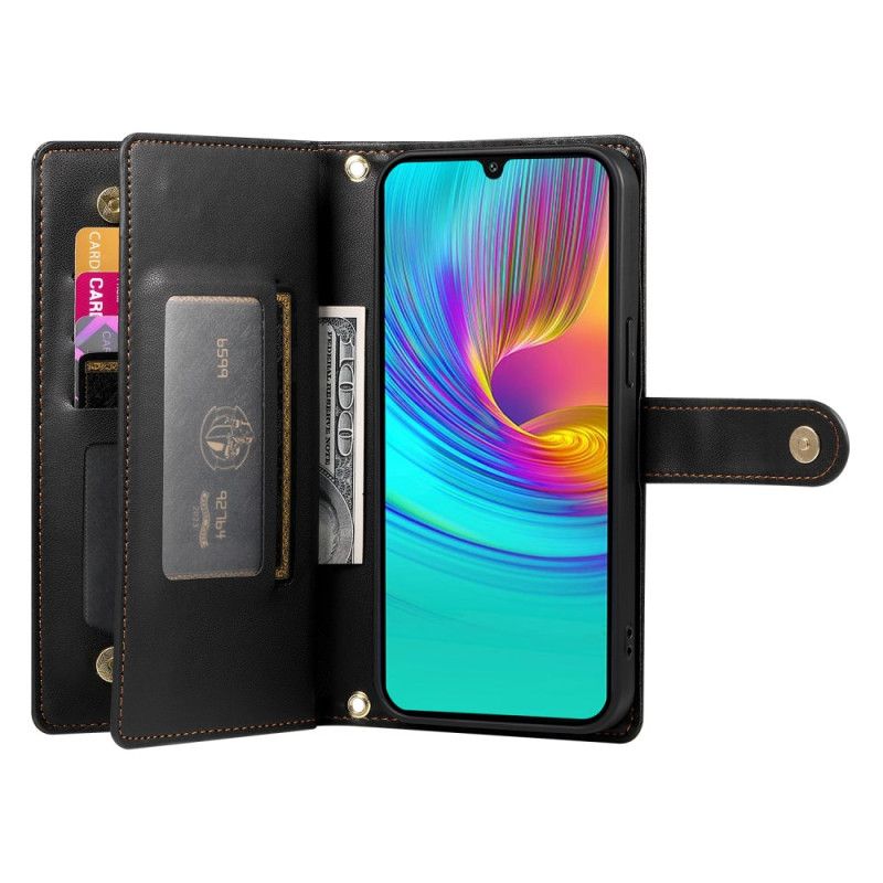 Peněženková Pouzdra Samsung Galaxy A16 5g Kryty Na Mobil Peněženka Na Zip