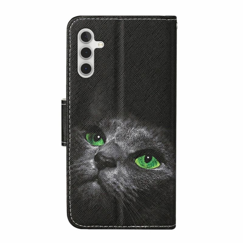 Peněženková Pouzdra Samsung Galaxy A16 5g Černá Kočka