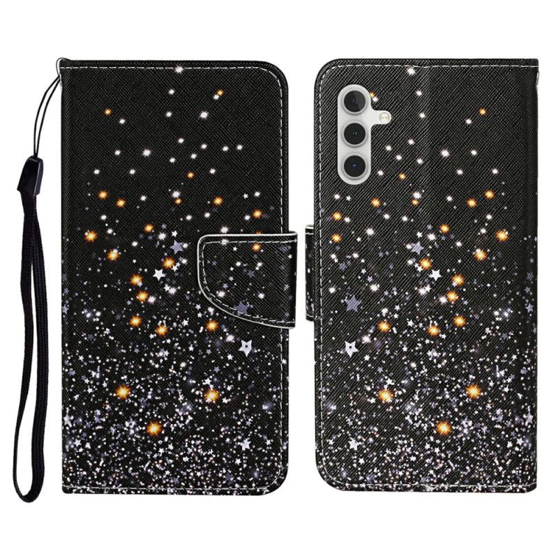 Peněženková Pouzdra Samsung Galaxy A16 5g Černý Vzor