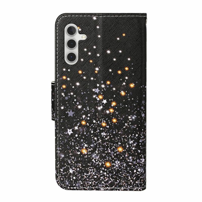 Peněženková Pouzdra Samsung Galaxy A16 5g Černý Vzor