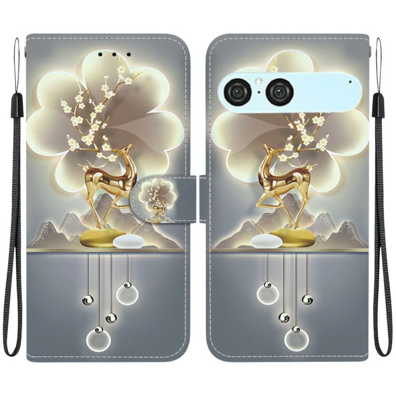 Kožený Kryt Na Sony Xperia 10 Vii Jelen