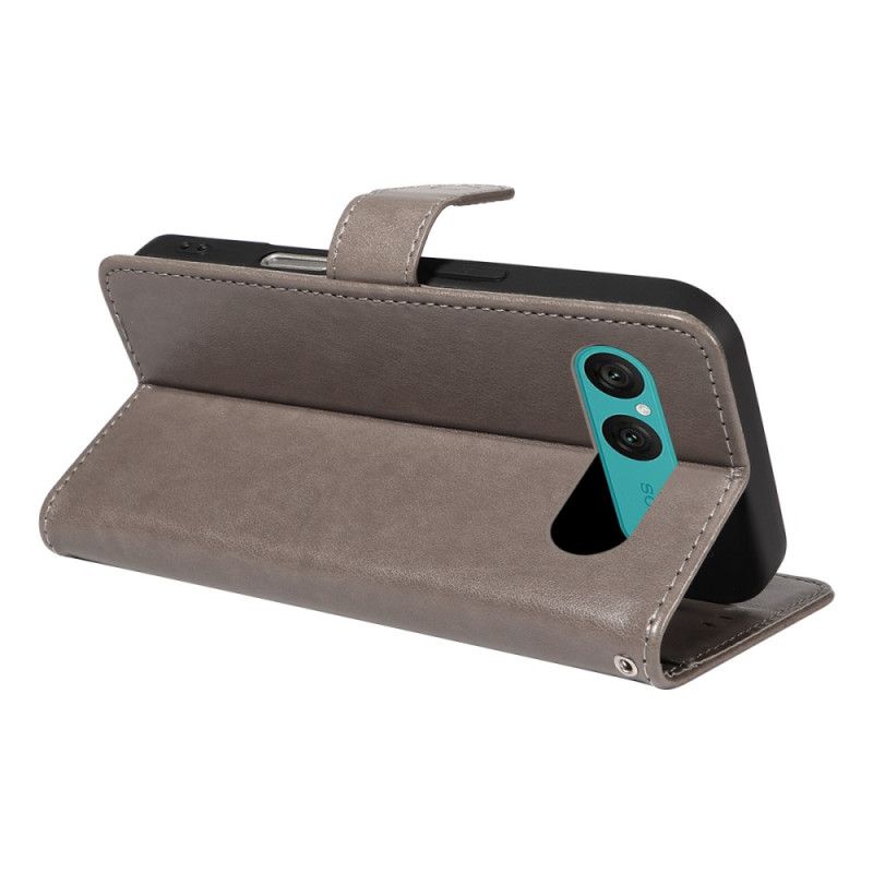 Kožený Kryt Na Sony Xperia 10 Vii Kočka A Včela