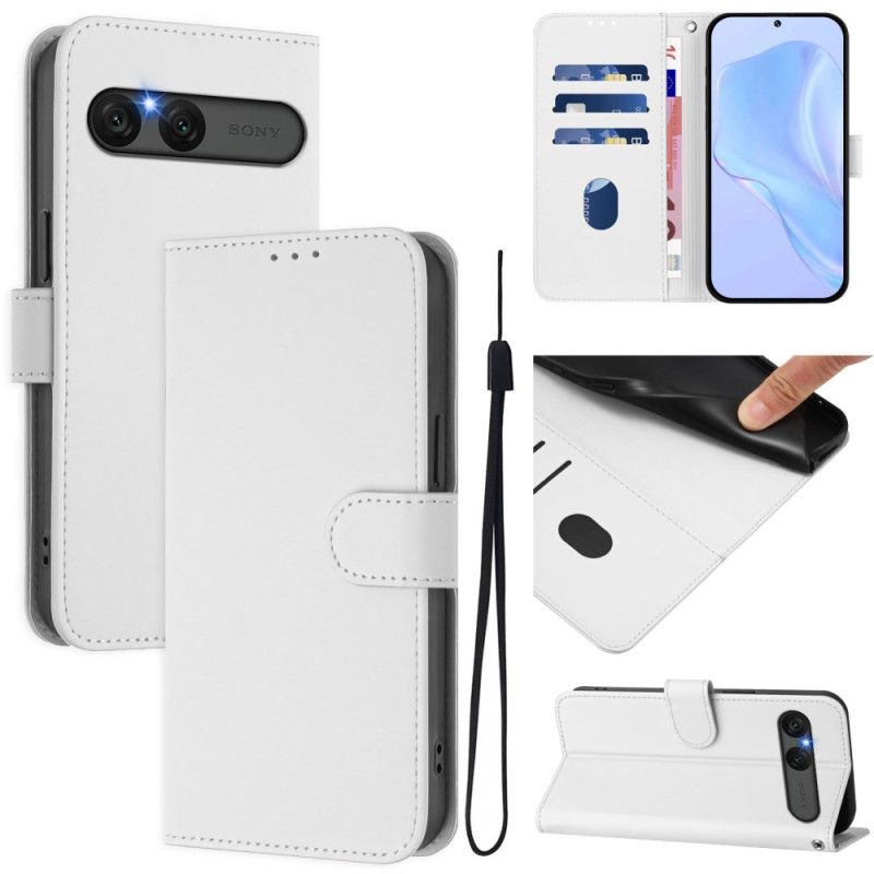 Kožený Kryt Na Sony Xperia 10 Vii Umělá Kůže