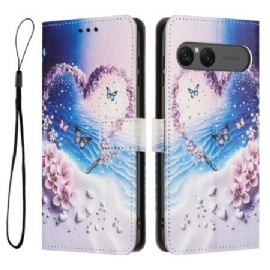 Kožený Kryt Sony Xperia 10 Vii Srdce