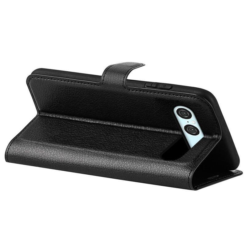 Peněženková Pouzdra Sony Xperia 10 Vii Umělá Kůže S Liči