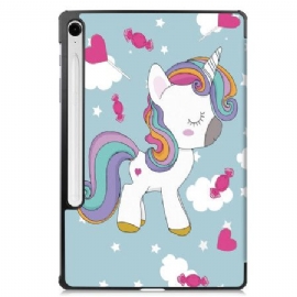 Samsung Galaxy Tab S10 Lite Zesílený Držák Stylusu Jednorožec