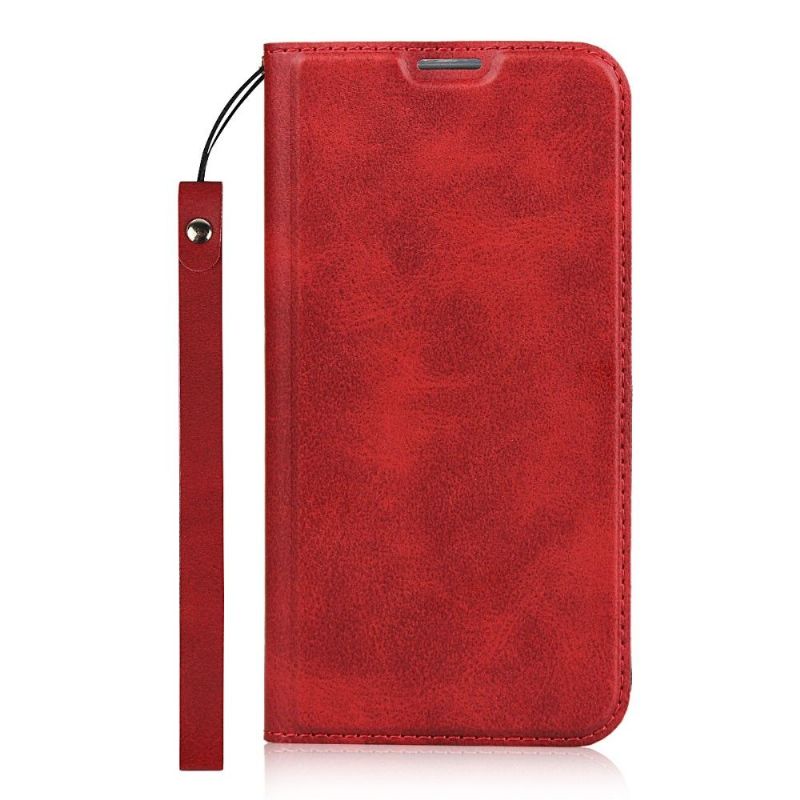 Flipové Pouzdro Na Google Pixel 4 Kožený Styl S Páskem