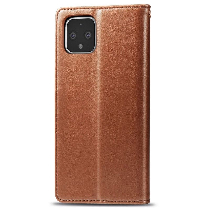 Flipové Pouzdro Na Google Pixel 4 Umělá Kůže S Podpůrnou Funkcí